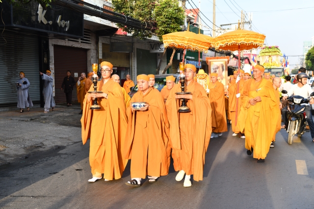 TP.HCM: Lễ Truy niệm, Phụng tống Kim quan HT. Thích Hiển Pháp trở về quê hương