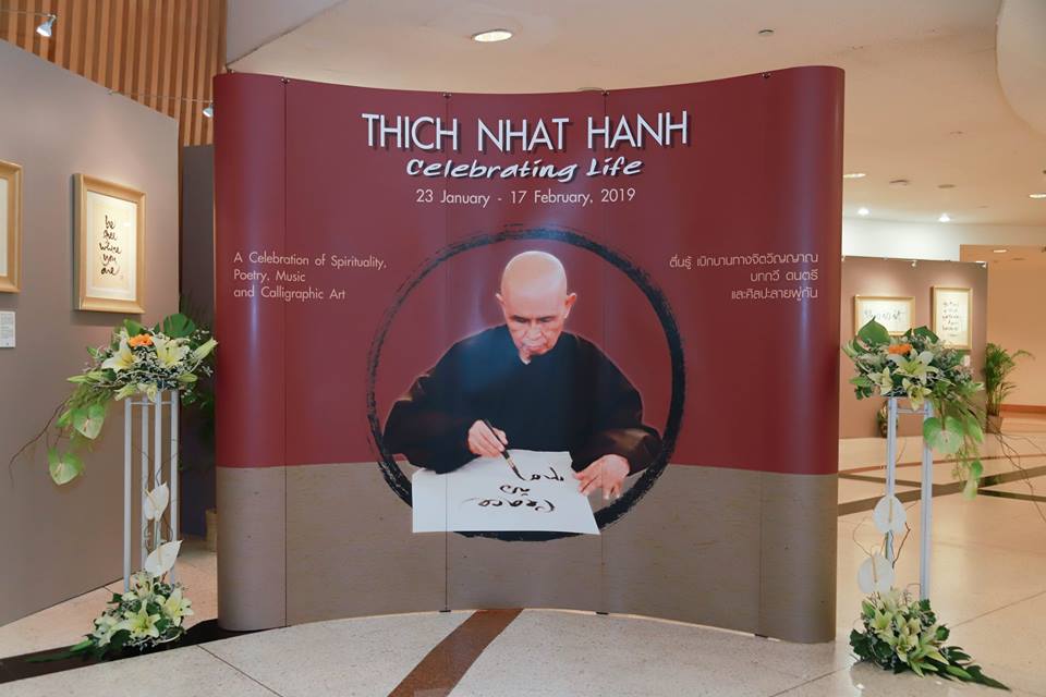 Triển lãm sách, thư pháp Thiền sư Nhất Hạnh tại Bangkok