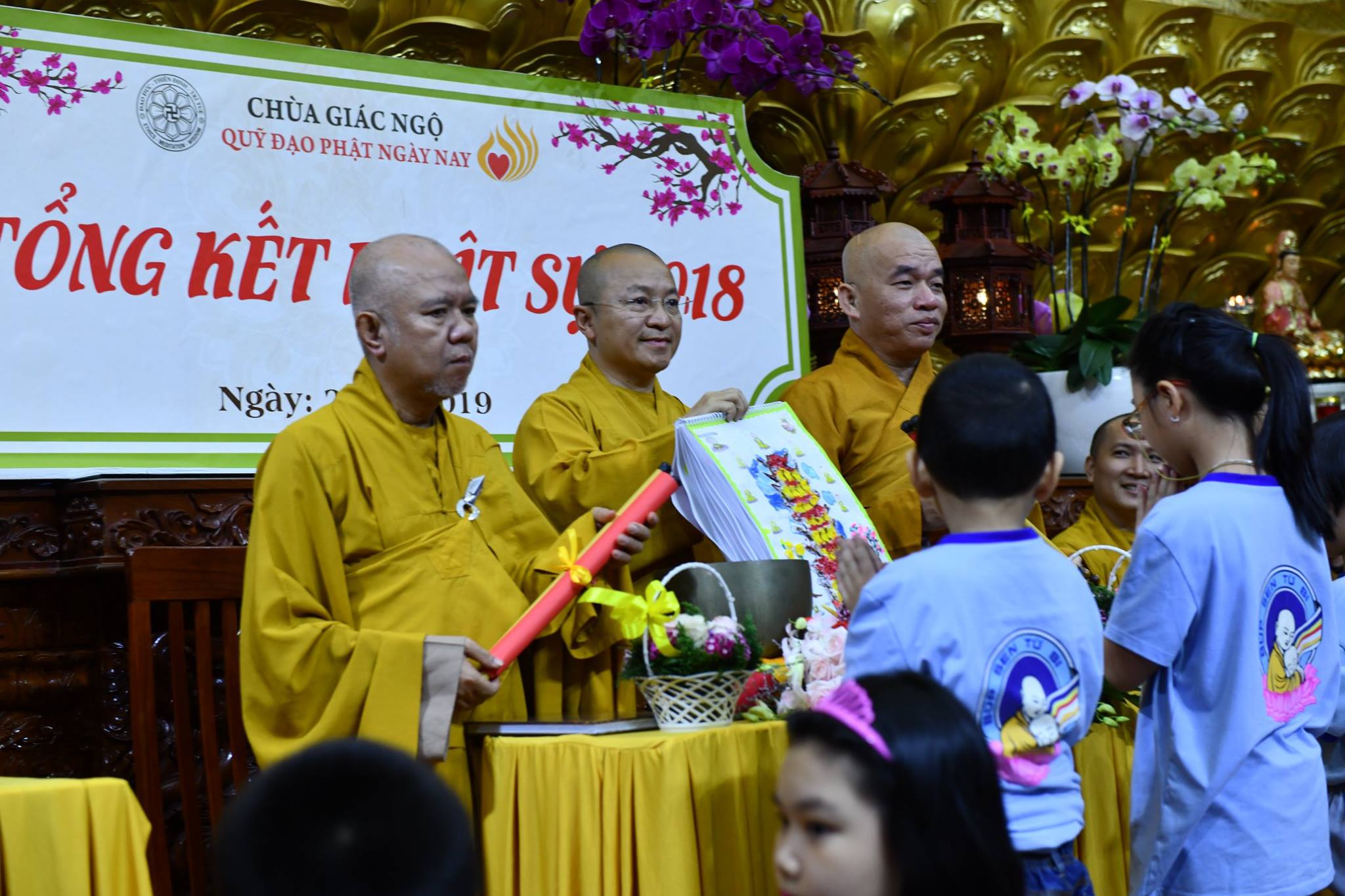 TỔNG KẾT PHẬT SỰ NĂM 2018  CHÙA GIÁC NGỘ VÀ TỔNG KẾT CHẶNG ĐƯỜNG 05 NĂM HOẠT ĐỘNG CỦA QUỸ ĐẠO PHẬT NGÀY NAY