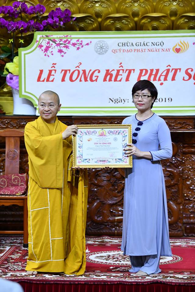 TỔNG KẾT PHẬT SỰ NĂM 2018  CHÙA GIÁC NGỘ VÀ TỔNG KẾT CHẶNG ĐƯỜNG 05 NĂM HOẠT ĐỘNG CỦA QUỸ ĐẠO PHẬT NGÀY NAY