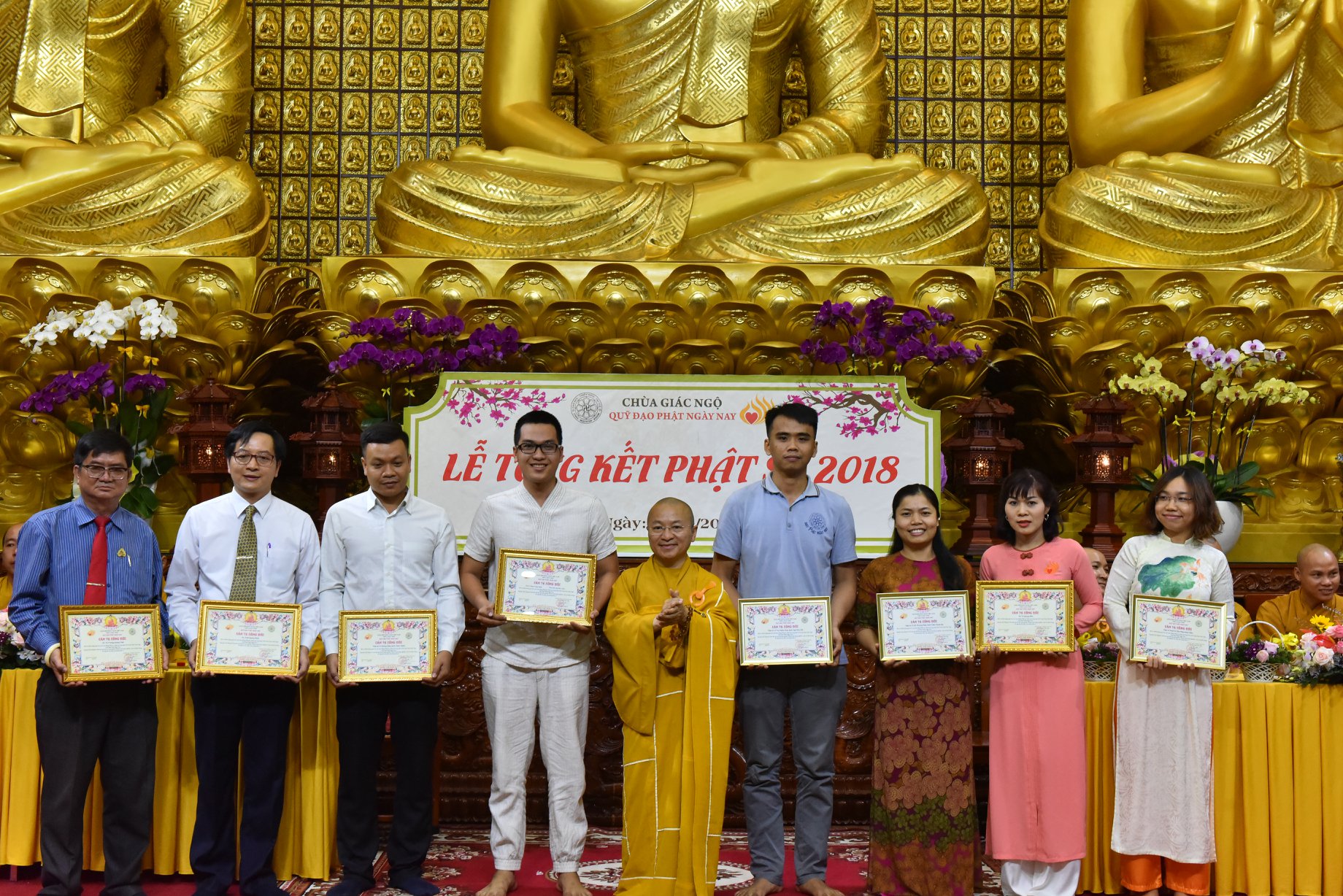 TỔNG KẾT PHẬT SỰ NĂM 2018  CHÙA GIÁC NGỘ VÀ TỔNG KẾT CHẶNG ĐƯỜNG 05 NĂM HOẠT ĐỘNG CỦA QUỸ ĐẠO PHẬT NGÀY NAY
