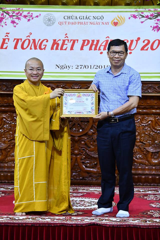 TỔNG KẾT PHẬT SỰ NĂM 2018  CHÙA GIÁC NGỘ VÀ TỔNG KẾT CHẶNG ĐƯỜNG 05 NĂM HOẠT ĐỘNG CỦA QUỸ ĐẠO PHẬT NGÀY NAY