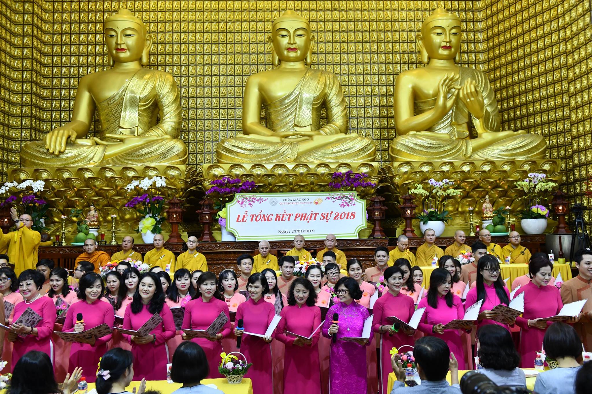 TỔNG KẾT PHẬT SỰ NĂM 2018  CHÙA GIÁC NGỘ VÀ TỔNG KẾT CHẶNG ĐƯỜNG 05 NĂM HOẠT ĐỘNG CỦA QUỸ ĐẠO PHẬT NGÀY NAY