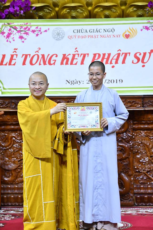 TỔNG KẾT PHẬT SỰ NĂM 2018  CHÙA GIÁC NGỘ VÀ TỔNG KẾT CHẶNG ĐƯỜNG 05 NĂM HOẠT ĐỘNG CỦA QUỸ ĐẠO PHẬT NGÀY NAY