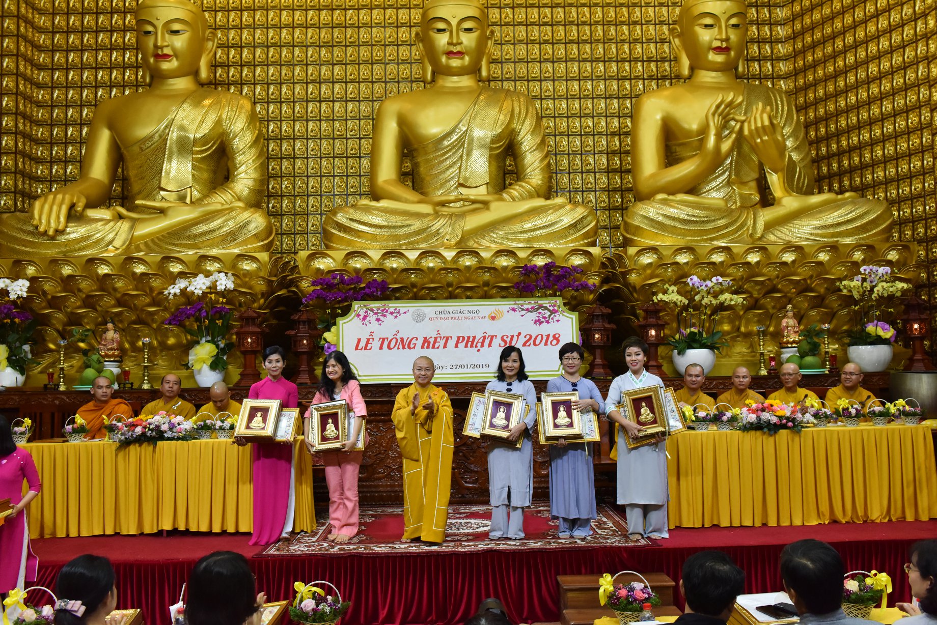 TỔNG KẾT PHẬT SỰ NĂM 2018  CHÙA GIÁC NGỘ VÀ TỔNG KẾT CHẶNG ĐƯỜNG 05 NĂM HOẠT ĐỘNG CỦA QUỸ ĐẠO PHẬT NGÀY NAY
