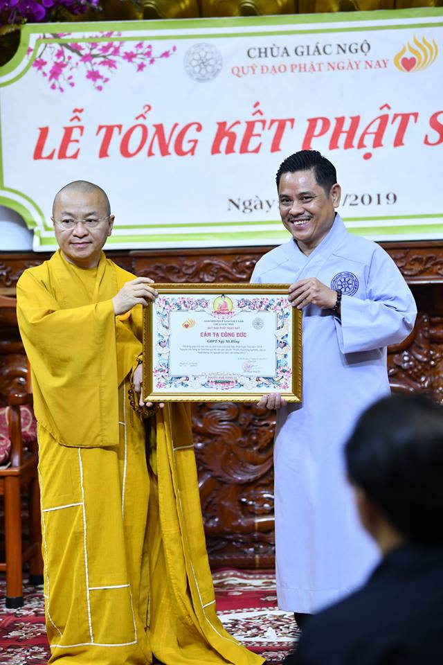 TỔNG KẾT PHẬT SỰ NĂM 2018  CHÙA GIÁC NGỘ VÀ TỔNG KẾT CHẶNG ĐƯỜNG 05 NĂM HOẠT ĐỘNG CỦA QUỸ ĐẠO PHẬT NGÀY NAY