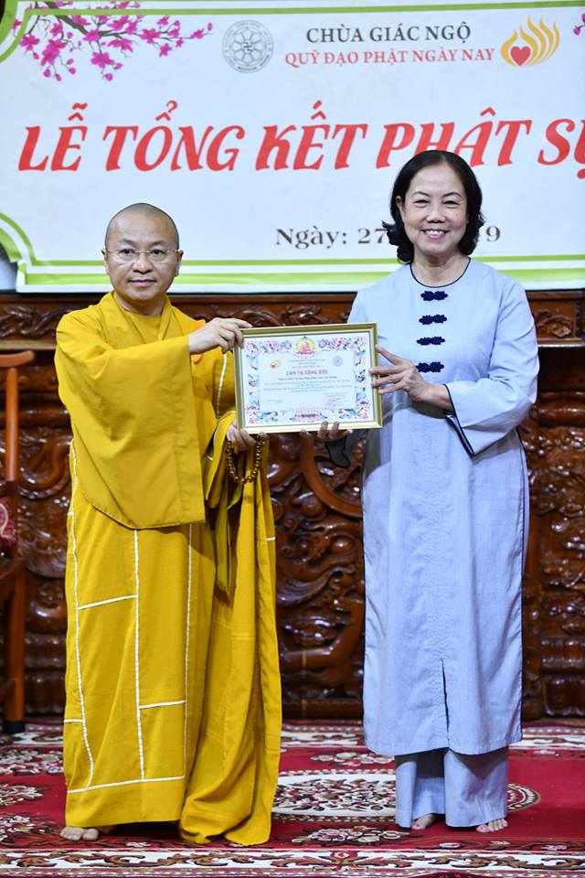 TỔNG KẾT PHẬT SỰ NĂM 2018  CHÙA GIÁC NGỘ VÀ TỔNG KẾT CHẶNG ĐƯỜNG 05 NĂM HOẠT ĐỘNG CỦA QUỸ ĐẠO PHẬT NGÀY NAY