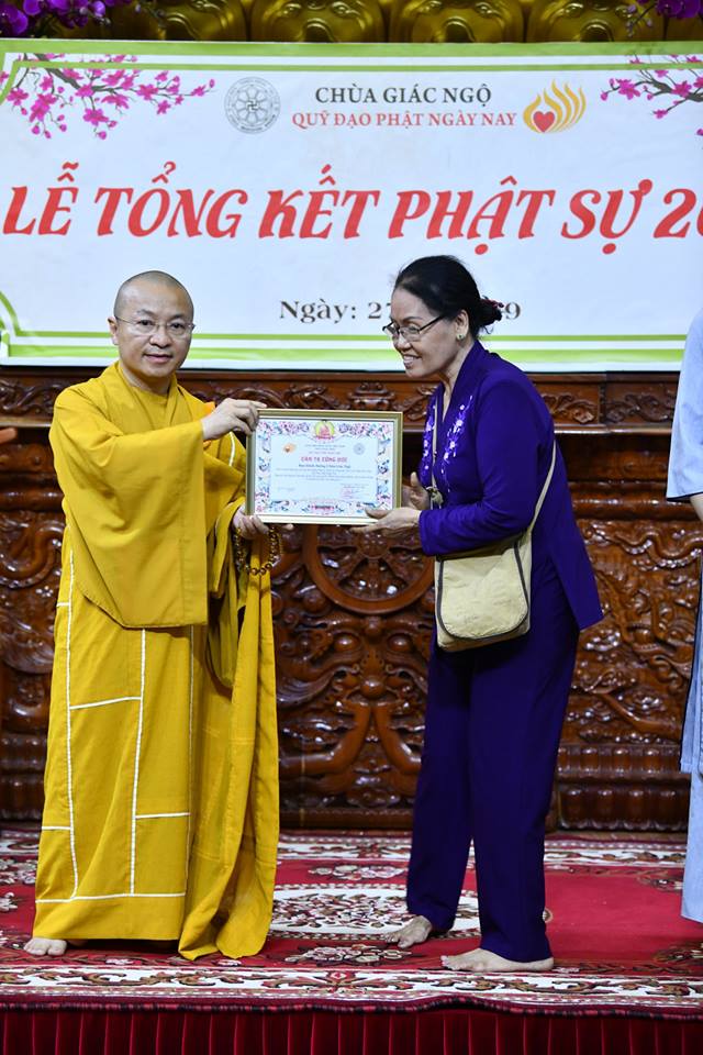TỔNG KẾT PHẬT SỰ NĂM 2018  CHÙA GIÁC NGỘ VÀ TỔNG KẾT CHẶNG ĐƯỜNG 05 NĂM HOẠT ĐỘNG CỦA QUỸ ĐẠO PHẬT NGÀY NAY