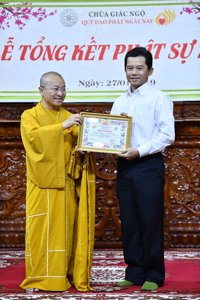 TỔNG KẾT PHẬT SỰ NĂM 2018  CHÙA GIÁC NGỘ VÀ TỔNG KẾT CHẶNG ĐƯỜNG 05 NĂM HOẠT ĐỘNG CỦA QUỸ ĐẠO PHẬT NGÀY NAY