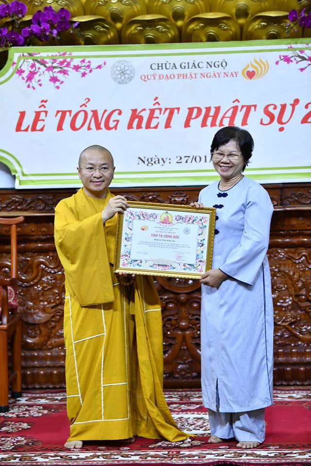 TỔNG KẾT PHẬT SỰ NĂM 2018  CHÙA GIÁC NGỘ VÀ TỔNG KẾT CHẶNG ĐƯỜNG 05 NĂM HOẠT ĐỘNG CỦA QUỸ ĐẠO PHẬT NGÀY NAY
