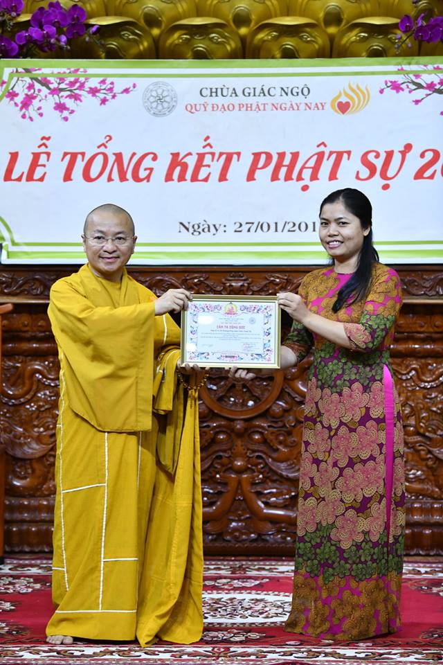 TỔNG KẾT PHẬT SỰ NĂM 2018  CHÙA GIÁC NGỘ VÀ TỔNG KẾT CHẶNG ĐƯỜNG 05 NĂM HOẠT ĐỘNG CỦA QUỸ ĐẠO PHẬT NGÀY NAY