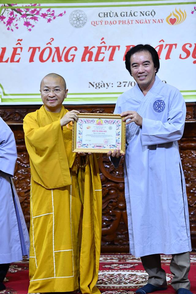 TỔNG KẾT PHẬT SỰ NĂM 2018  CHÙA GIÁC NGỘ VÀ TỔNG KẾT CHẶNG ĐƯỜNG 05 NĂM HOẠT ĐỘNG CỦA QUỸ ĐẠO PHẬT NGÀY NAY