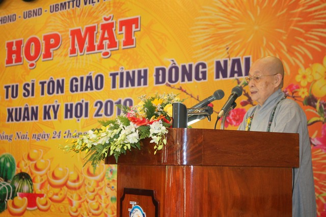 Đồng Nai: Họp mặt chức sắc tu sĩ tôn giáo