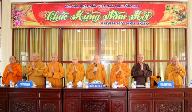 Đồng Nai: Ban trị sự Triển khai Phật sự đầu năm 2019