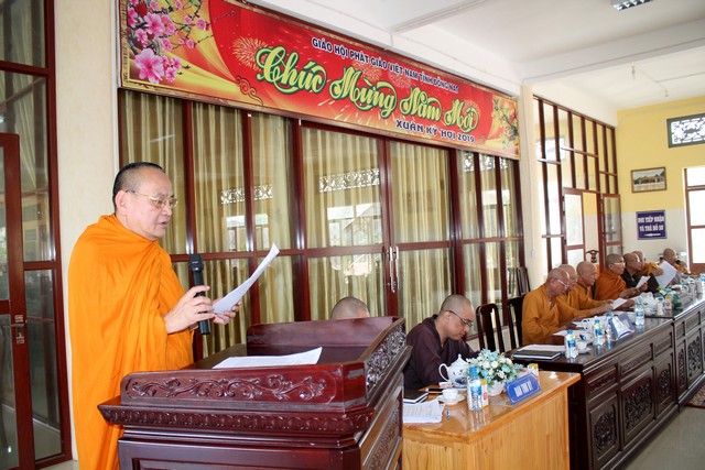 Đồng Nai: Ban trị sự Triển khai Phật sự đầu năm 2019