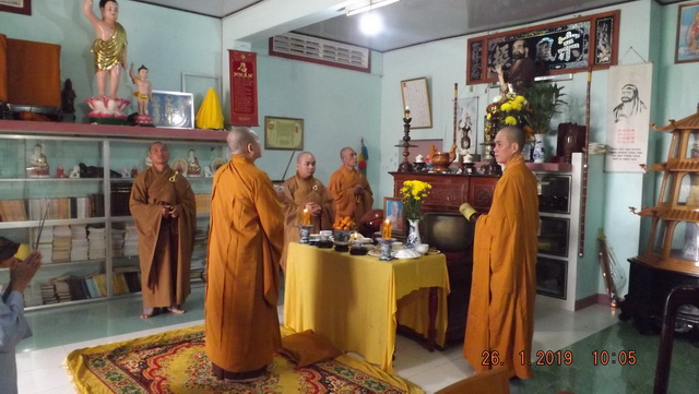 Chùa Linh Quang: Lễ tạ Tất niên và húy kỵ cố Đại đức Thích Nhuận Chiêu