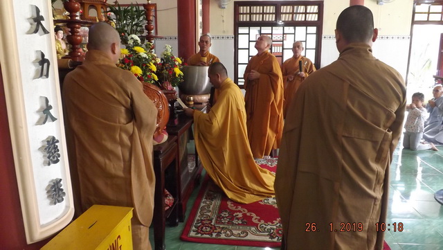 Chùa Linh Quang: Lễ tạ Tất niên và húy kỵ cố Đại đức Thích Nhuận Chiêu