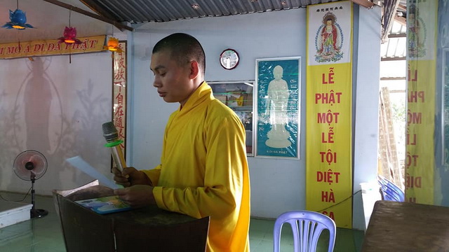 Chùa Linh Sơn Pháp Ấn khai khóa tu niệm Phật đầu năm Kỷ Hợi