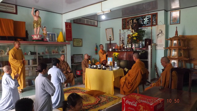 Chùa Linh Quang: Lễ tạ Tất niên và húy kỵ cố Đại đức Thích Nhuận Chiêu