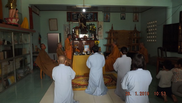 Chùa Linh Quang: Lễ tạ Tất niên và húy kỵ cố Đại đức Thích Nhuận Chiêu