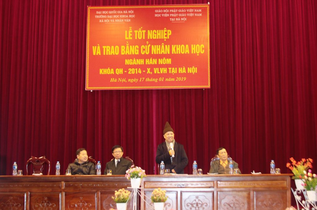 Hà Nội: 70 Tăng Ni sinh nhận bằng cử nhân ngành Hán Nôm