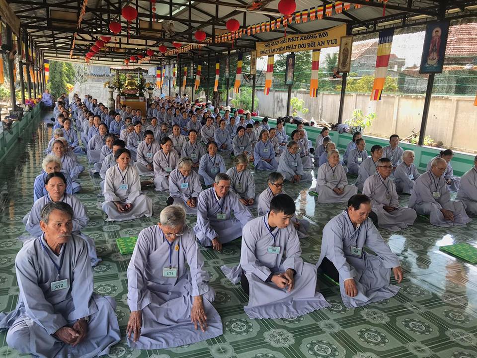 Khánh Hòa: Chùa Sắc tứ Minh Thiện Khai giảng Khóa tu Niệm Phật đầu năm Kỷ Hợi