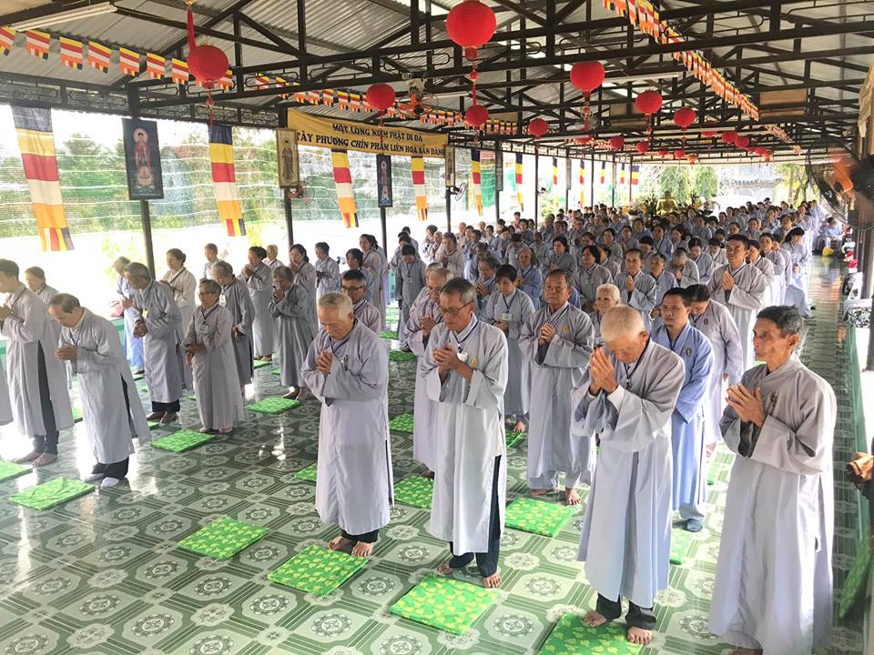Khánh Hòa: Chùa Sắc tứ Minh Thiện Khai giảng Khóa tu Niệm Phật đầu năm Kỷ Hợi