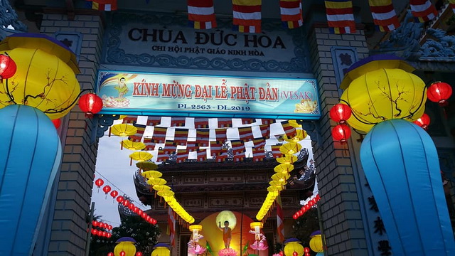 Khánh Hòa: Trang nghiêm lễ khai kinh Khánh đản tại chùa Đức Hòa