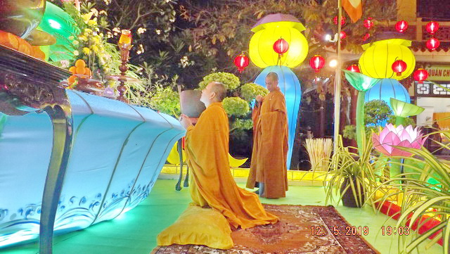 Khánh Hòa: Trang nghiêm lễ khai kinh Khánh đản tại chùa Đức Hòa