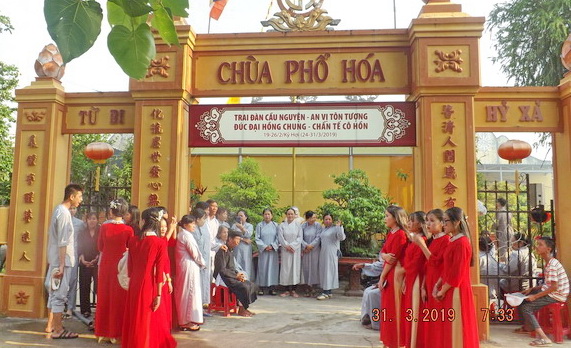 Khánh Hòa: Lễ Rót Đồng Đúc Chuông Chùa Phổ Hóa