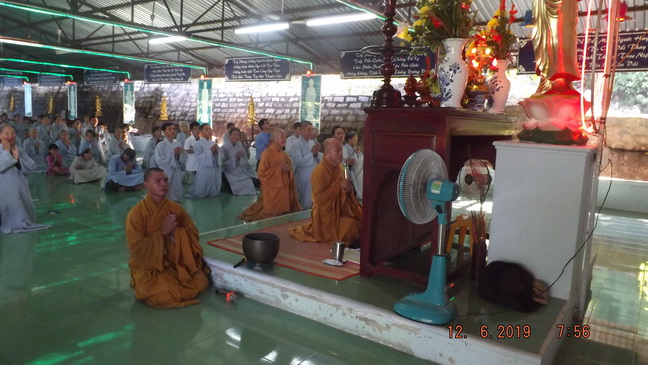 Khánh Hòa: Khóa tu niệm Phật tại chùa Linh Sơn Pháp Ấn