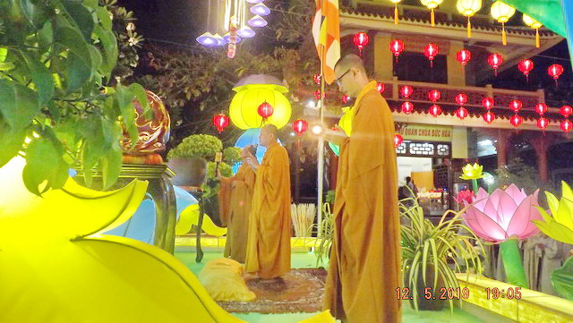 Khánh Hòa: Trang nghiêm lễ khai kinh Khánh đản tại chùa Đức Hòa