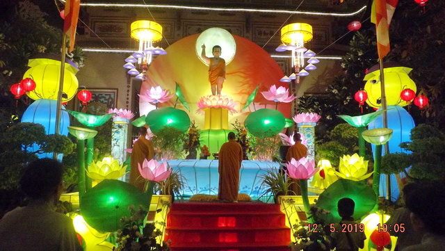 Khánh Hòa: Trang nghiêm lễ khai kinh Khánh đản tại chùa Đức Hòa