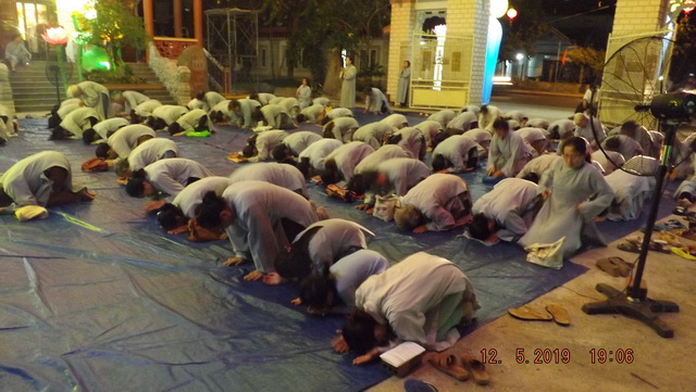 Khánh Hòa: Trang nghiêm lễ khai kinh Khánh đản tại chùa Đức Hòa