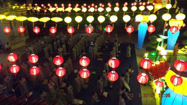 Khánh Hòa: Trang nghiêm lễ khai kinh Khánh đản tại chùa Đức Hòa