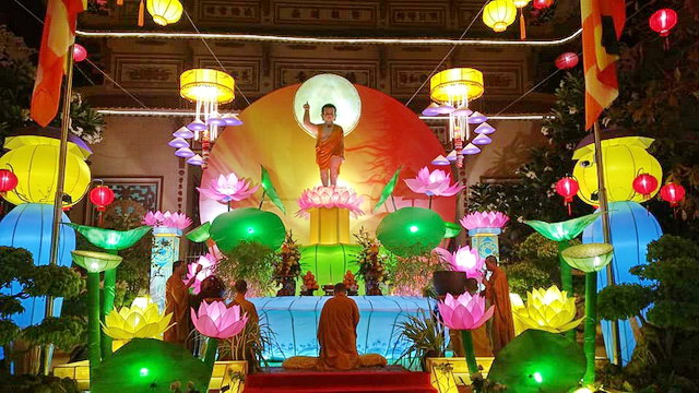 Khánh Hòa: Trang nghiêm lễ khai kinh Khánh đản tại chùa Đức Hòa