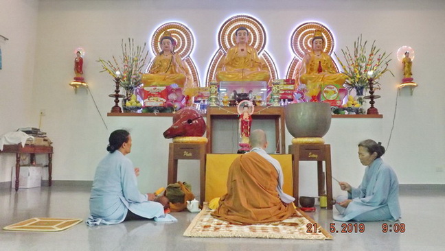 Khánh Hòa: Chùa Mỹ Quang khóa tu niệm Phật lần 4