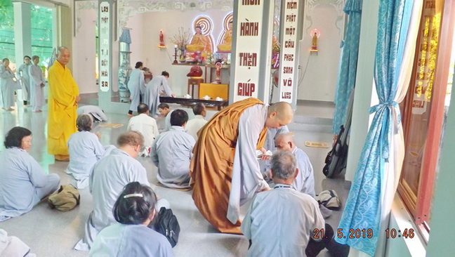 Khánh Hòa: Chùa Mỹ Quang khóa tu niệm Phật lần 4