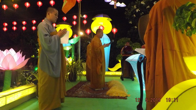 Khánh Hòa: Trang nghiêm lễ khai kinh Khánh đản tại chùa Đức Hòa