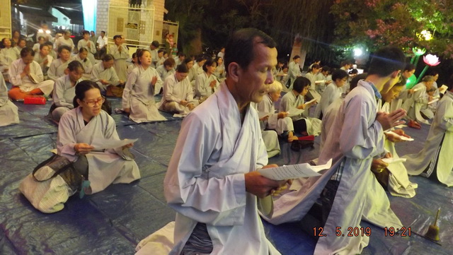 Khánh Hòa: Trang nghiêm lễ khai kinh Khánh đản tại chùa Đức Hòa