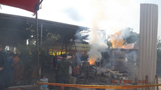 Khánh Hòa: Lễ Rót Đồng Đúc Chuông Chùa Phổ Hóa