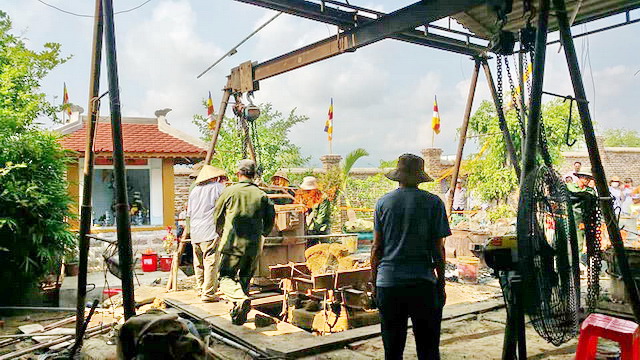 Khánh Hòa: Lễ Rót Đồng Đúc Chuông Chùa Phổ Hóa