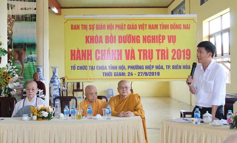 Đồng Nai: Tọa đàm chia sẻ kinh nghiệm Nghiệp vụ hành chính và trụ trì