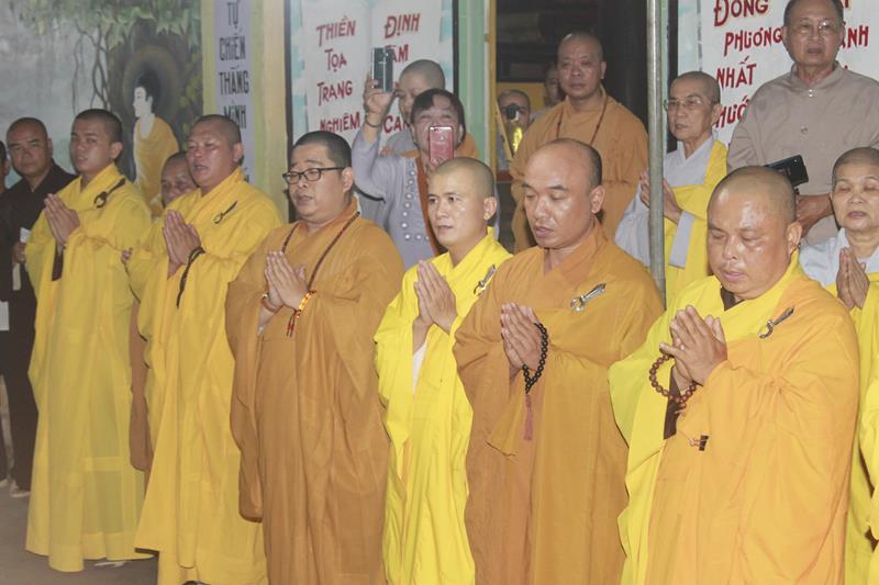 Đồng Tháp: Lễ nhập kim quan cố HT.Thích Thiện Năng