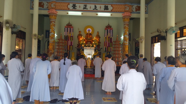 Ninh Hòa: Khóa tu Bát quan trai lần 7 tại chùa Đức Hòa