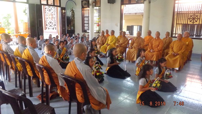 Khánh Hòa: Trang nghiêm lễ Vu lan PL.2563 tại chùa Đức Hòa