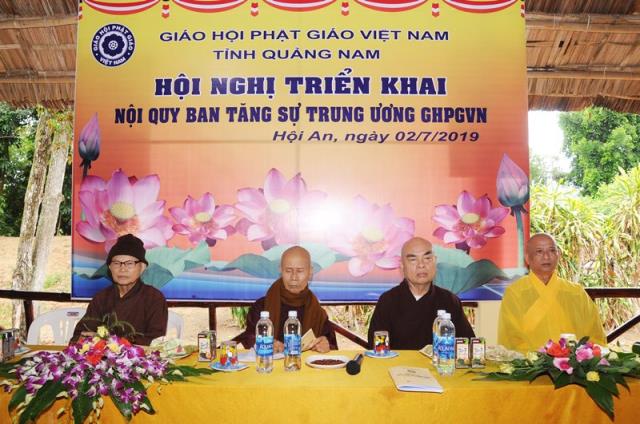 Phật giáo Quảng Nam phổ biến Nội quy Ban Tăng sự TƯGH tại đạo tràng an cư tổ đình Phước Lâm