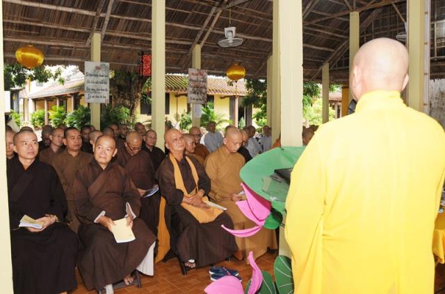 Phật giáo Quảng Nam phổ biến Nội quy Ban Tăng sự TƯGH tại đạo tràng an cư tổ đình Phước Lâm