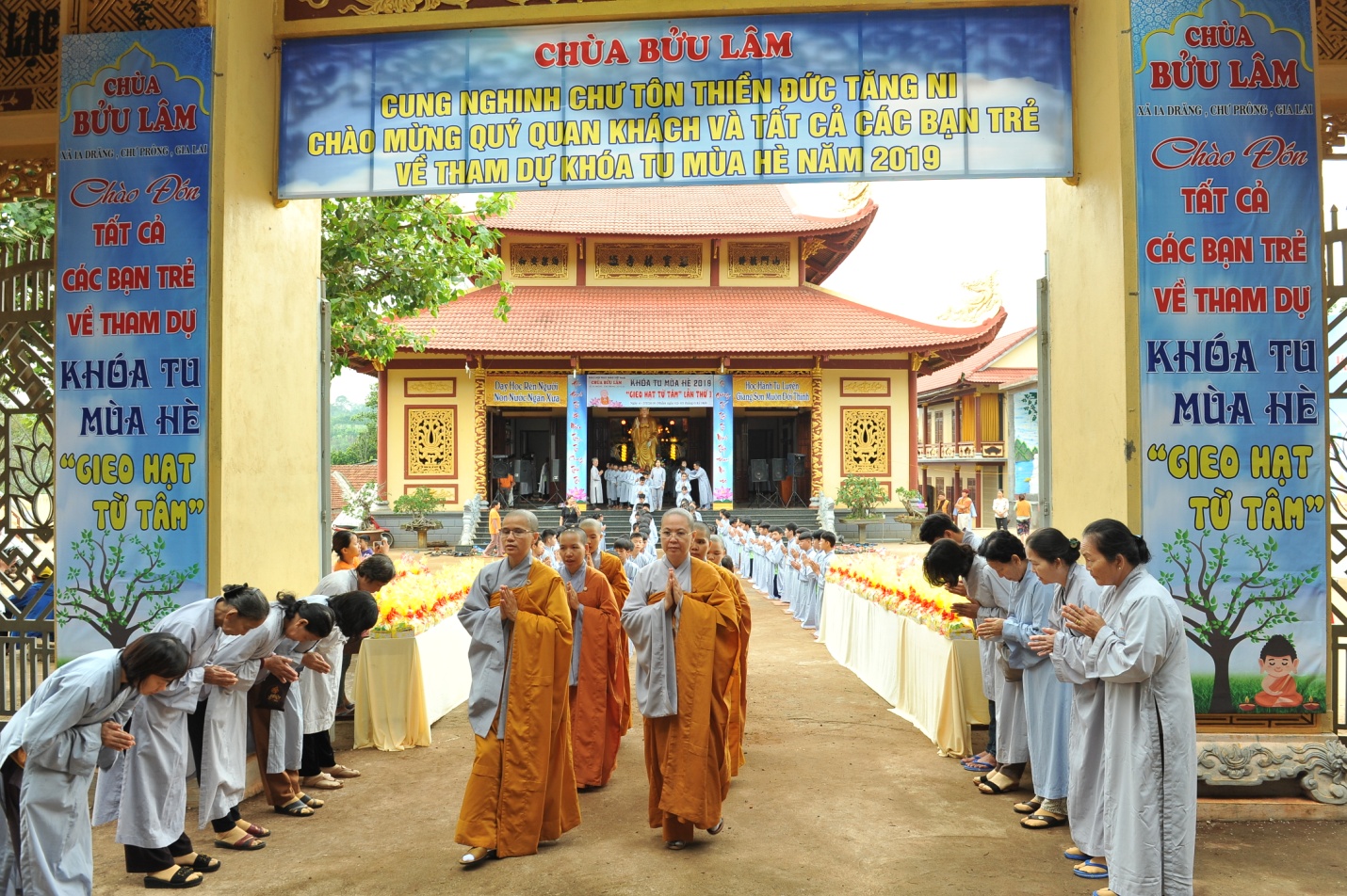Gia Lai: Bế mạc khóa tu mùa hè “ Gieo Hạt Từ Tâm” tại chùa Bửu Lâm