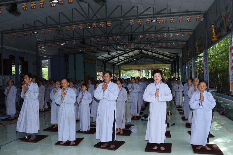 Quảng  Nam: Khai mạc khóa tu An lạc lần thứ 6 tại chùa Duy Trung-Duy Xuyên